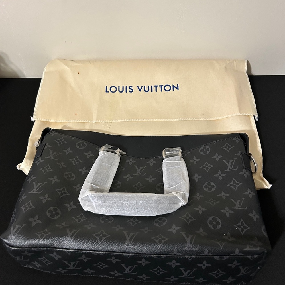 Louis Vuitton Black Monogram Travel Bag